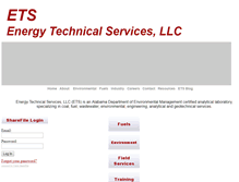 Tablet Screenshot of energytechsvc.com
